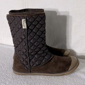 American Eagle Outfitters Brown Quilted Ankle Boots 9